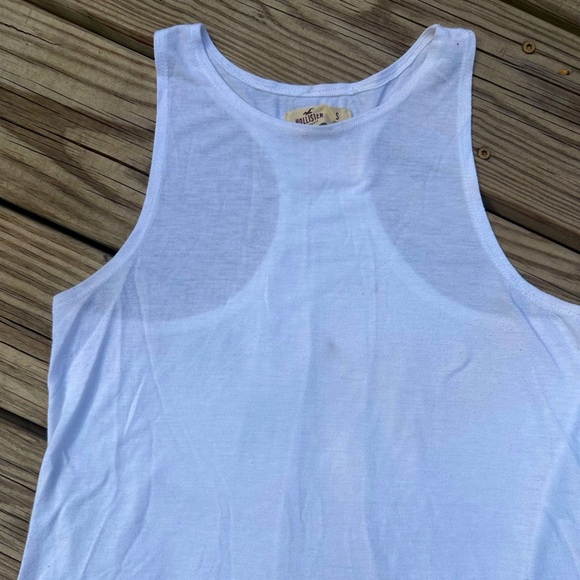 hollister women’s white halter back tank top - Picture 4 of 4